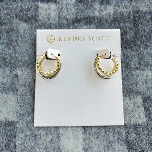 Kendra Scott Quinn Mixed Metal Earrings BRAND NEW